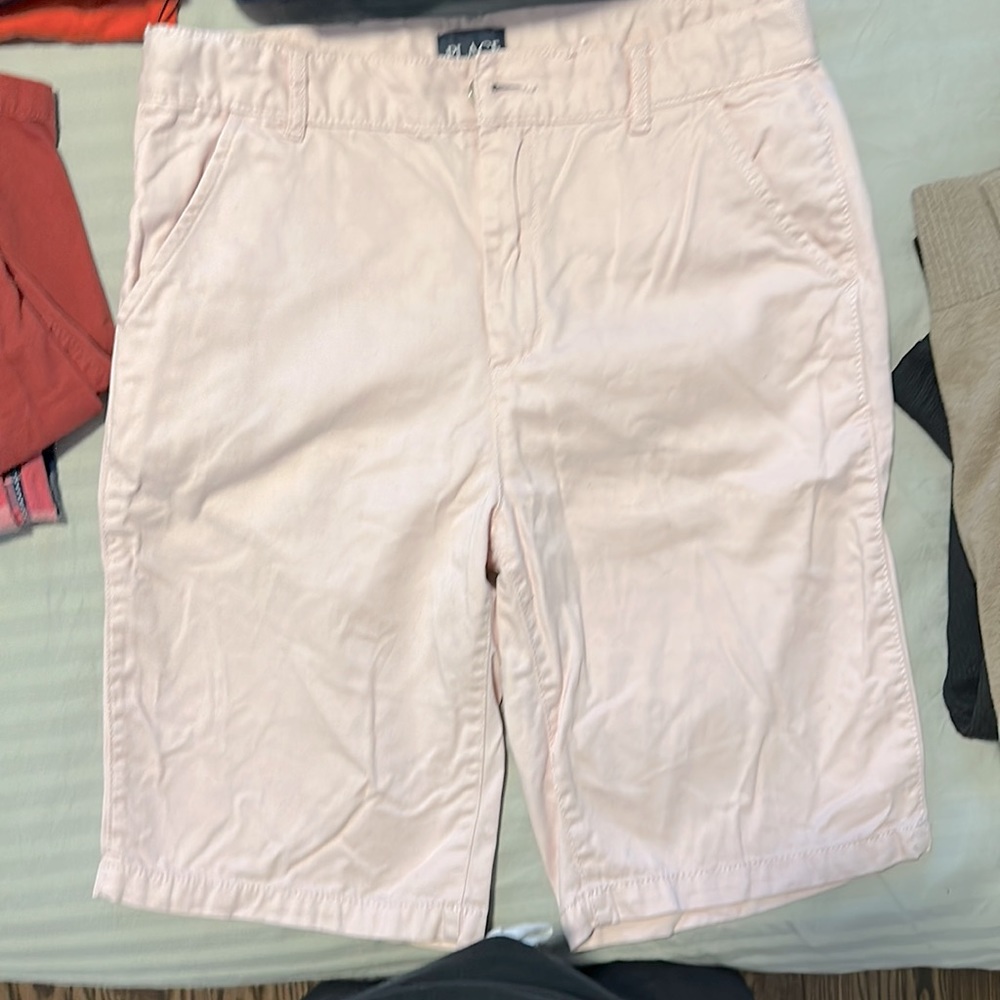 Boys shorts, size 16, pale pink